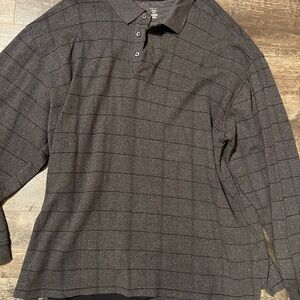 Men's Black Checkered Shirt